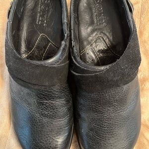 Born Black Leather Loafers